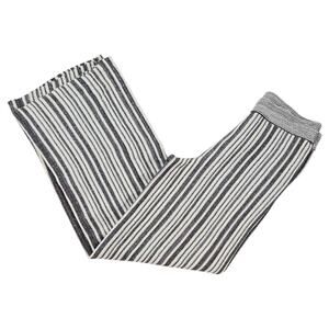 House of Harlow 1960 XS Metallic Stripe Knit Wide Leg Pull On Pants Boho Disco